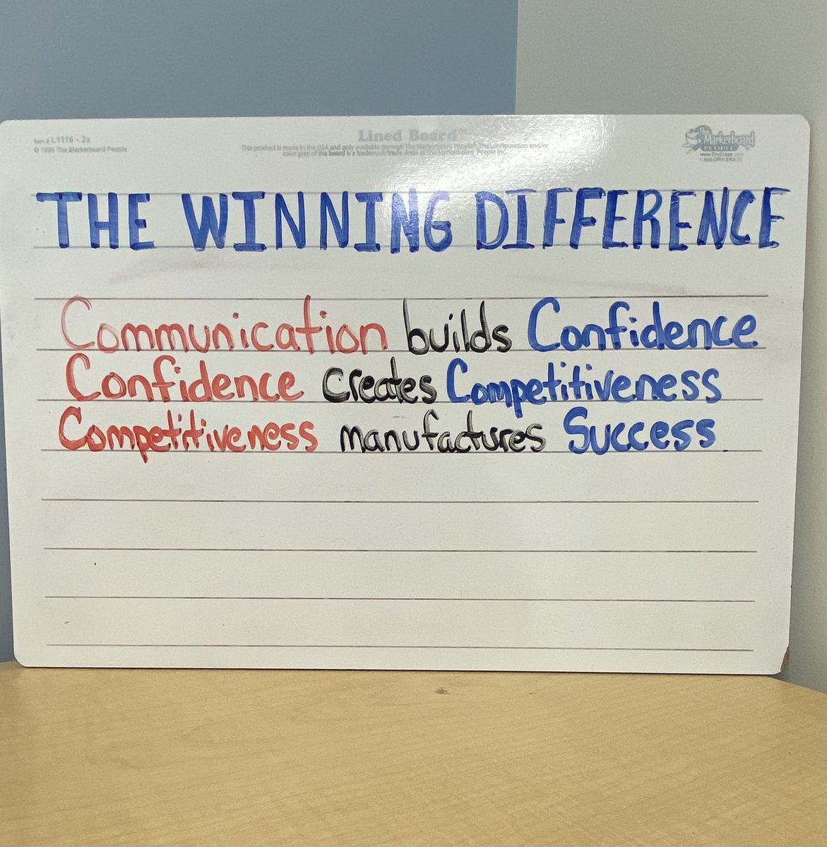 thewinningdiff1's tweet photo. Communication builds confidence.
Confidence creates competitiveness.
Competitiveness manufactures success. https://t.co/rLBwsVhOrx