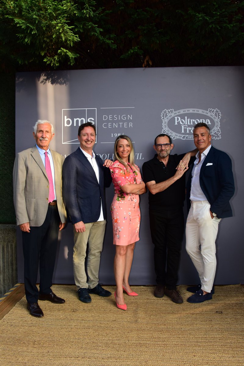 poltronafrau's tweet photo. We celebrated BMS's 40th anniversary in Istanbul! 
#BMSDesignCenter, representing Poltrona Frau, brings design excellence to exclusive residences. 
#RobertoPalomba, of the duo Ludovica Serafini + Roberto Palomba, shared his collaboration with Poltrona Frau and his design vision. https://t.co/WIxjB8Fuje