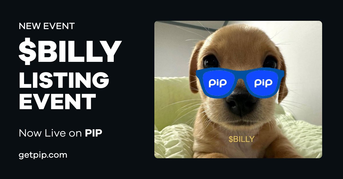 getpipcom's tweet photo. New Event | The first Billyonarie Dog 🔥

$200 $BILLY and $PIP  for 5 PIP users 💸

How to Enter: 

🔹RT and Like this post 
🔹Comment your Billy tag with #getpip 
🔹Follow @getpipcom @billycoinsolana https://t.co/j9nwZZsslP