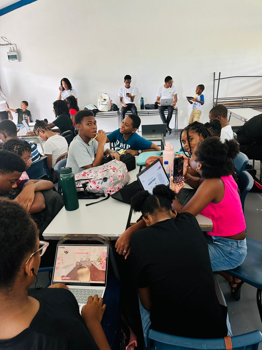 CreateCaribbean's tweet photo. π΄ Week 1 at Create and Code Camp!
Our campers have been coding, creating, and having a blast. Check out their amazing first week! π»π
#CreateAndCodeCamp #TechAdventures https://t.co/dbAZFh5mrj