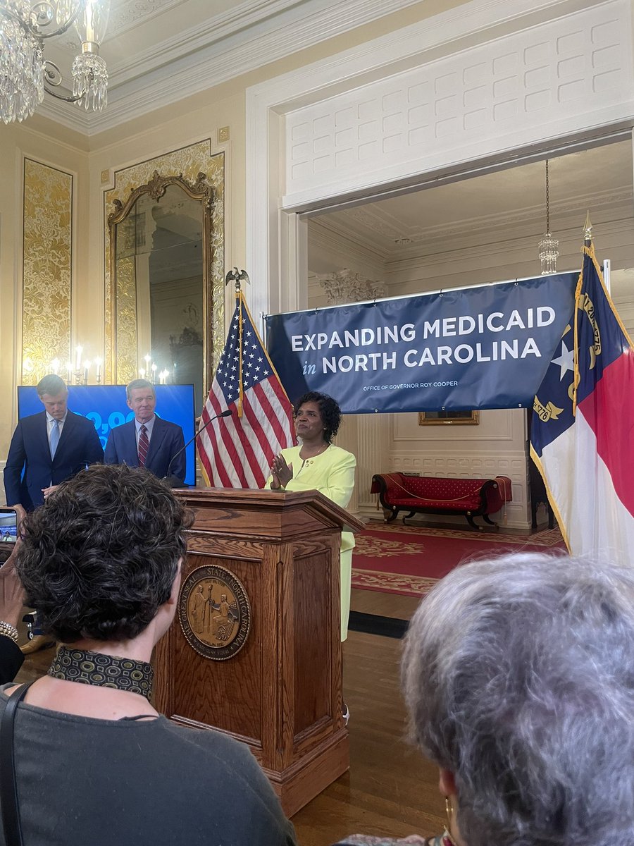 ncjustice's tweet photo. “We have done 500,000 in a timeframe that no one anticipated… that’s something to brag about… To have our patients come in and hear about their cholesterol levels for the first time in years. That’s what we’re doing.” - Dr. Karen Smith https://t.co/QhNkGiHfa1