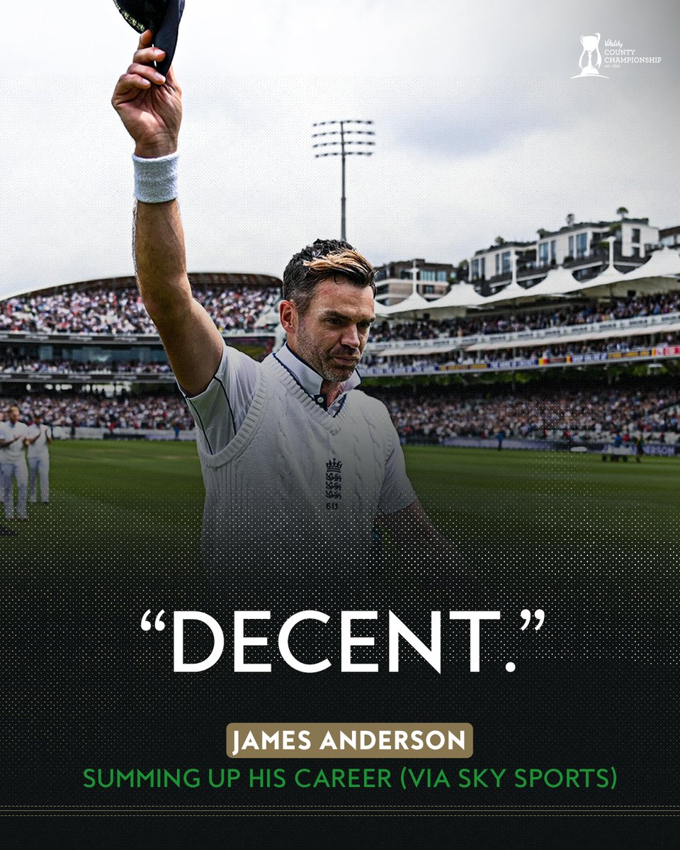 CountyChamp's tweet photo. In his own words, how Jimmy Anderson wants to be remembered. https://t.co/dmmTZc3coY