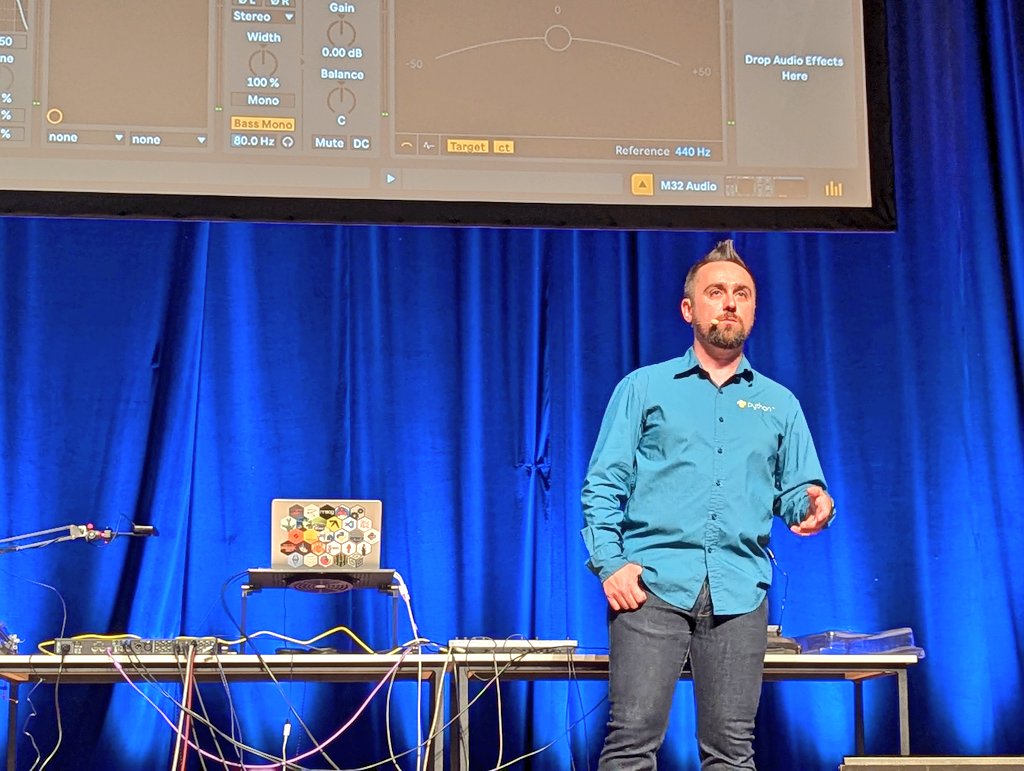pauloxnet's tweet image. Łukasz Langa is giving the closing keynote of the EuroPython 2024 conference, entitled &quot;Live coding music with PyREPL in Python 3.13&quot; in Prague 🇪🇺🐍

Info 👇
ep2024.europython.eu/session/live-c…

#EuroPython #EuroPython2024 #Python #REPL #Music

CC @EuroPython @llanga