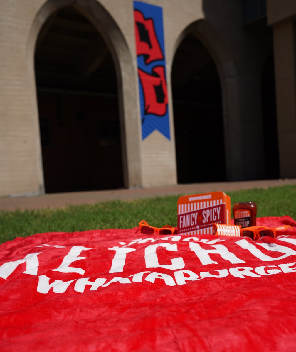 TulsaHurricane's tweet photo. Where’s our @Whataburger spicy ketchup fans at?! 👀🍟

Like and repost this post for a chance to win this awesome package! 

#ReignCane https://t.co/58xYioBVkR