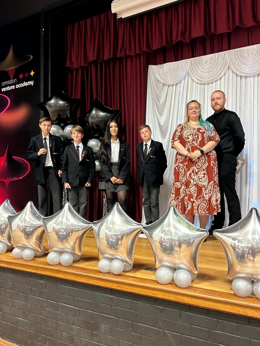 Snapshot from our prestigious Venture Stars Awards Evening last night. Wow what an evening, amazing students and businesses from our local community coming together to celebrate.Look out for the next edition of the Venture Voice for full article⁦⁦⁦<a href="/OrmistonEast/">Ormiston Acads East</a>⁩