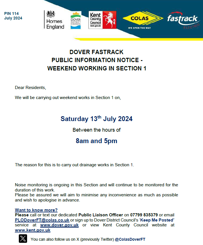 PIN 114 - Saturday working - Section 1