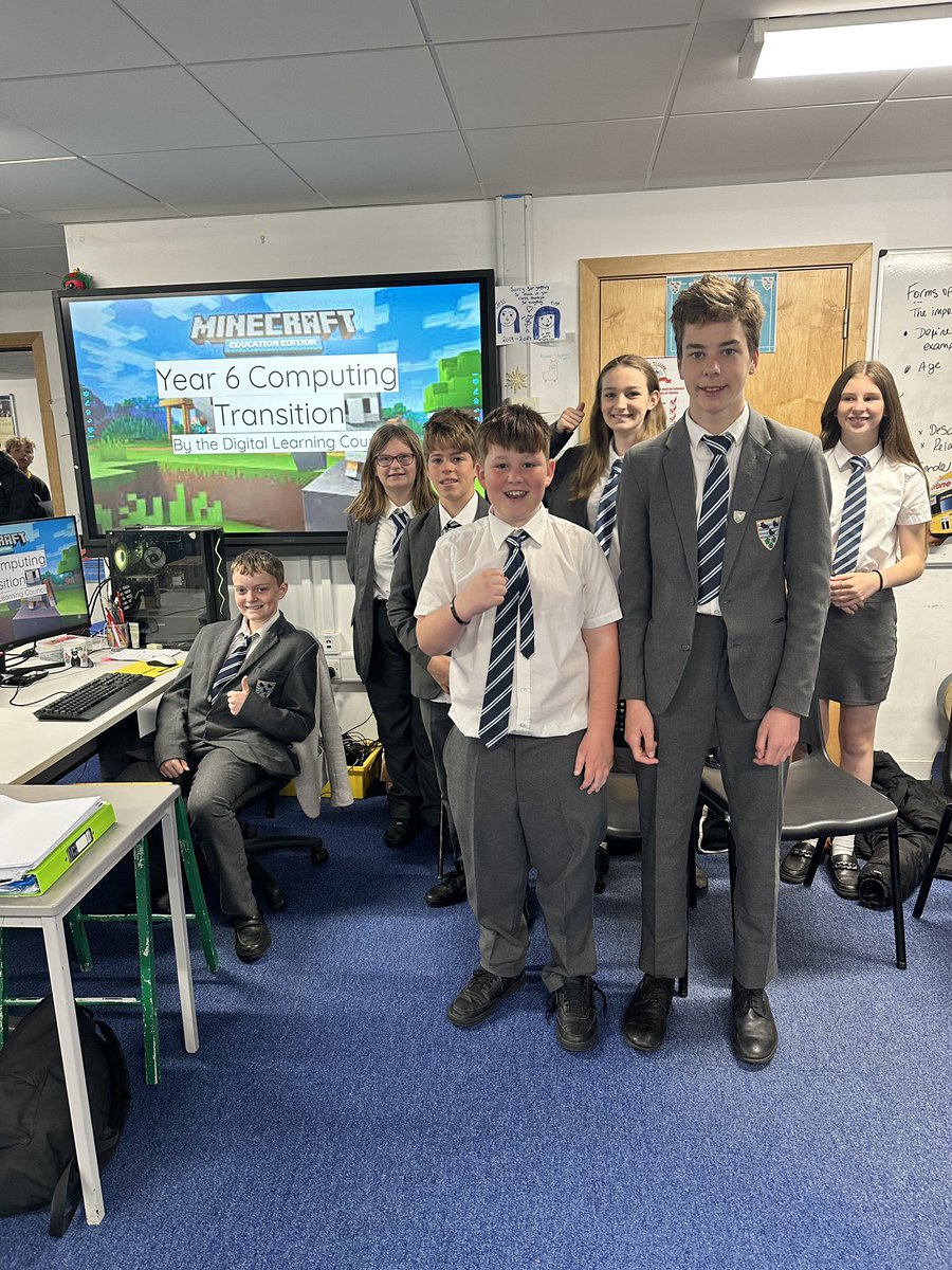 ygs_computing's tweet image. An awesome day with yr6 for their transition day today. Can’t wait to see you all again in September. Huge thank you to the awesome Digital Leaders who delivered the sessions.