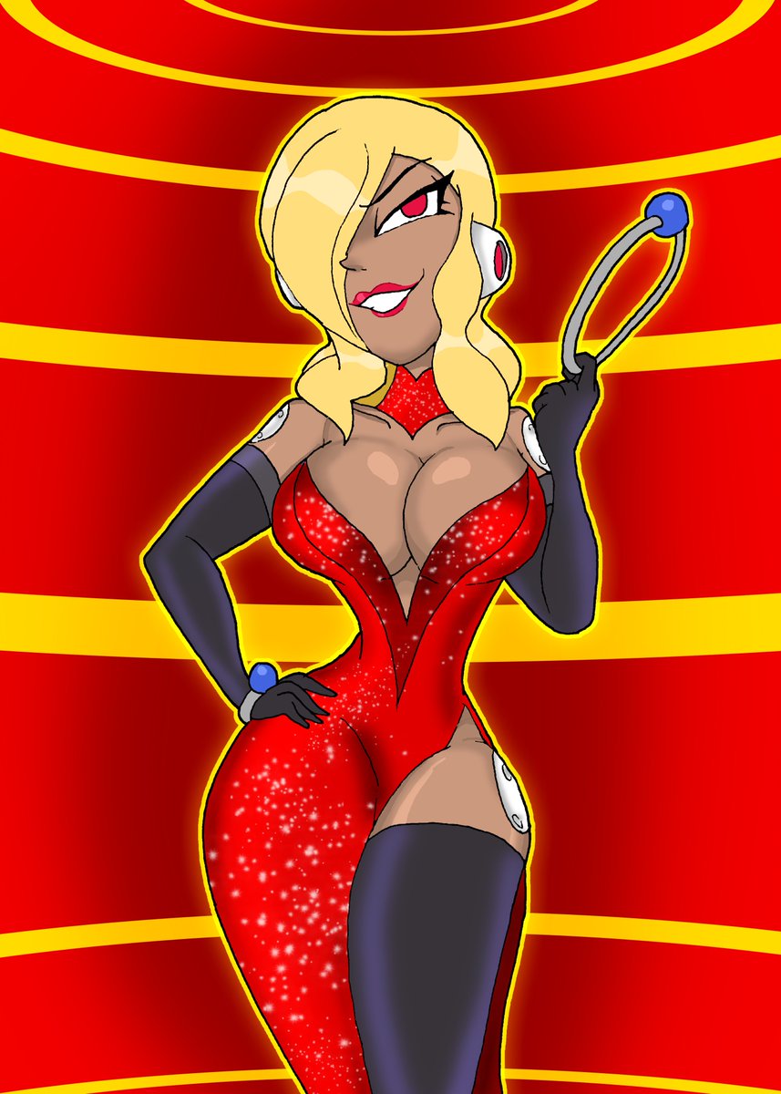 Red_dumpster's tweet image. Troja is serving both a killer look AND energy with such glittery, sensual dress on her.
Best hope she's not hunting YOU down!

#myart #SFW #Reploid #dress #oc #originalcharacter #characterdesign #originaldesign #navigator #ArtistOnTwitter