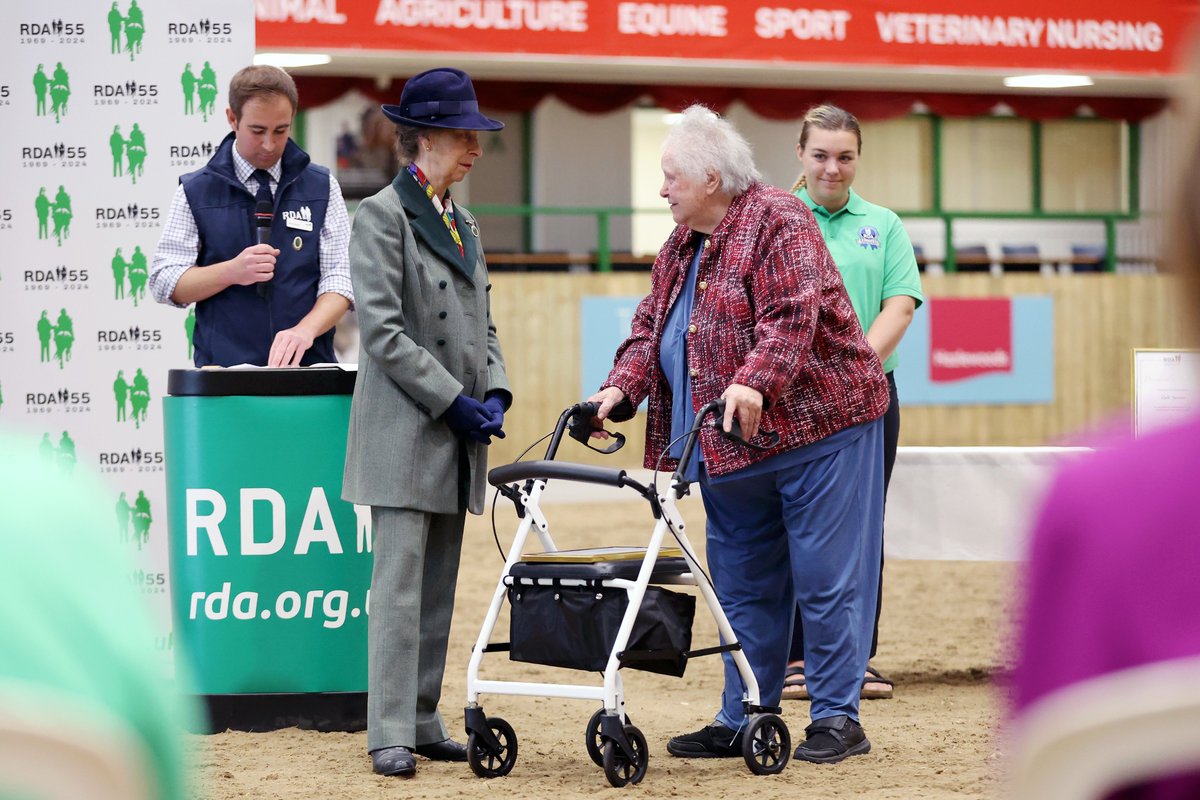 RoyalFamily's tweet photo. The Princess Royal began a gradual return to duties today with a visit to @RDAnational's Championships at Hartpury University and Hartpury College. https://t.co/bOCPa7T5Mr