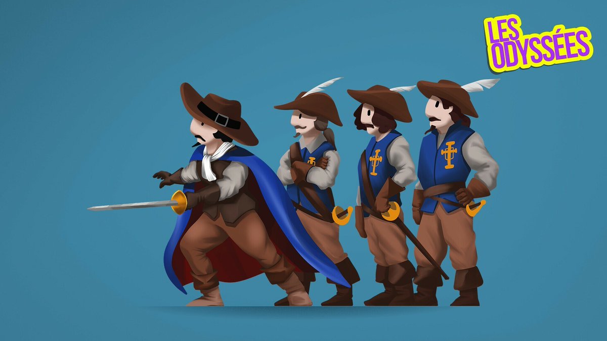 <a href="/laurettegb/">Laure Grandbesançon</a> Athos, Porthos, Aramis, D’Artagnan : quatre inséparables au service de l’honneur et de l’amitié.

A cheval, à pied, avec ou sans épée mais toujours avec panache, parviendront-ils à déjouer les plans maléfiques du terrible Cardinal de Richelieu ?
➡️ l.franceinter.fr/Zel