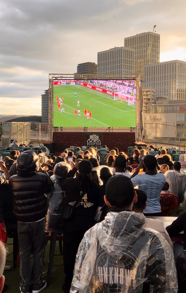 TODAY come and watch the England vs Spain LIVE with us on the Big Screen! Entry is FREE. Big screen doors are open from 7.30pm, rooftop is open from 12pm ⚽️🦁