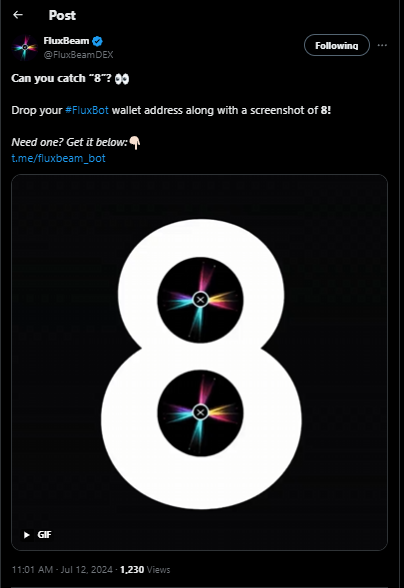 JohnessScott's tweet photo. @FluxBeamDEX 2Xq8B87xDcZtdoP1hWTFjaYWEpaZK2vJWkrafN626i16 https://t.co/mA3w3Q3bJN