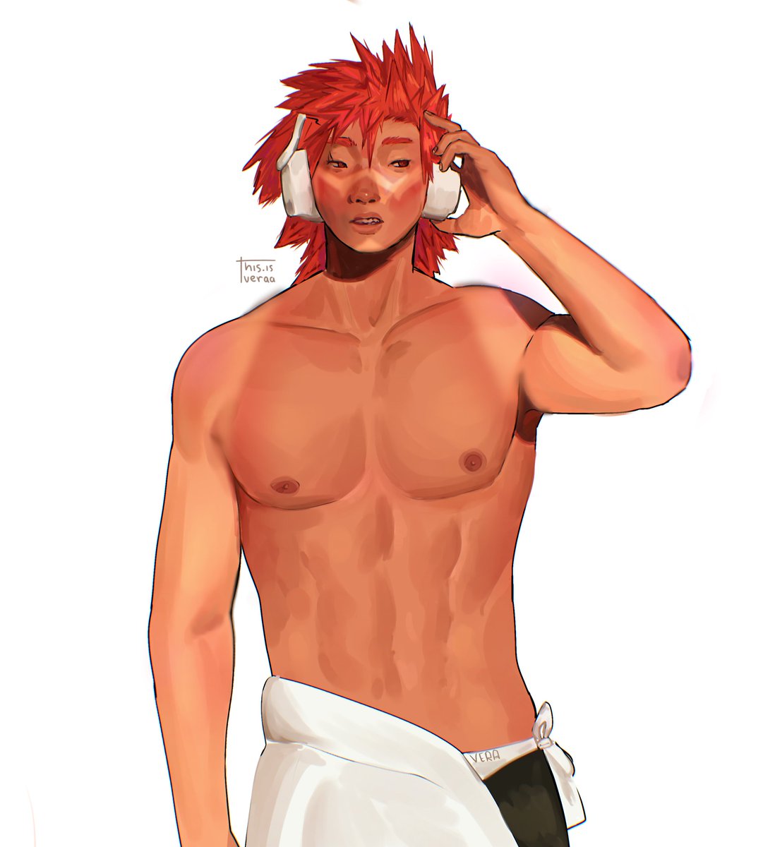 Kirishima in that photoshoot trend yay
#kirishima #kirishimaeijiro #mha