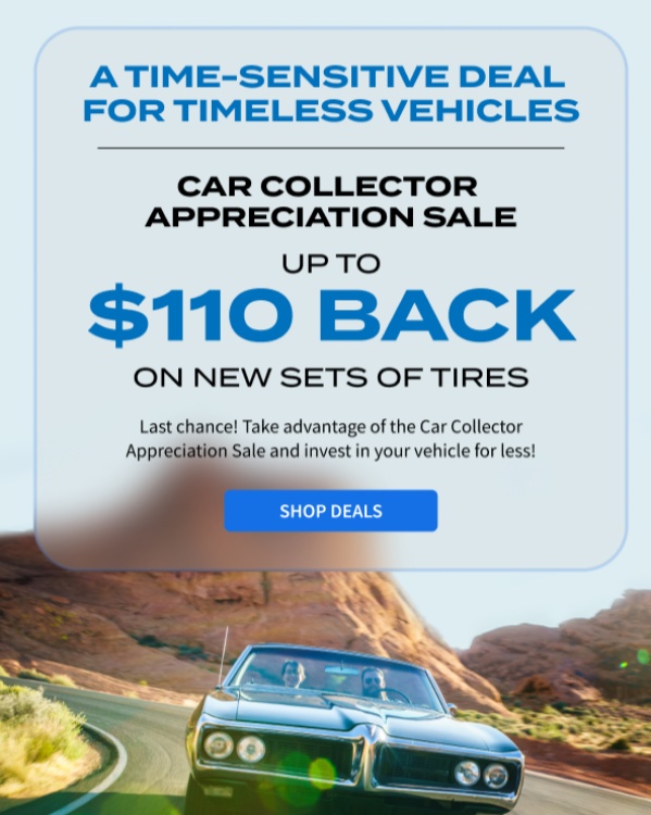 🚗 Calling all car collectors! 🎉 Celebrate Car Collector Appreciation Day with deals on premium tires for your most prized possessions. 

Shop rebates on Continental, Cooper, BFGoodrich, and more: zurl.co/2XTJ