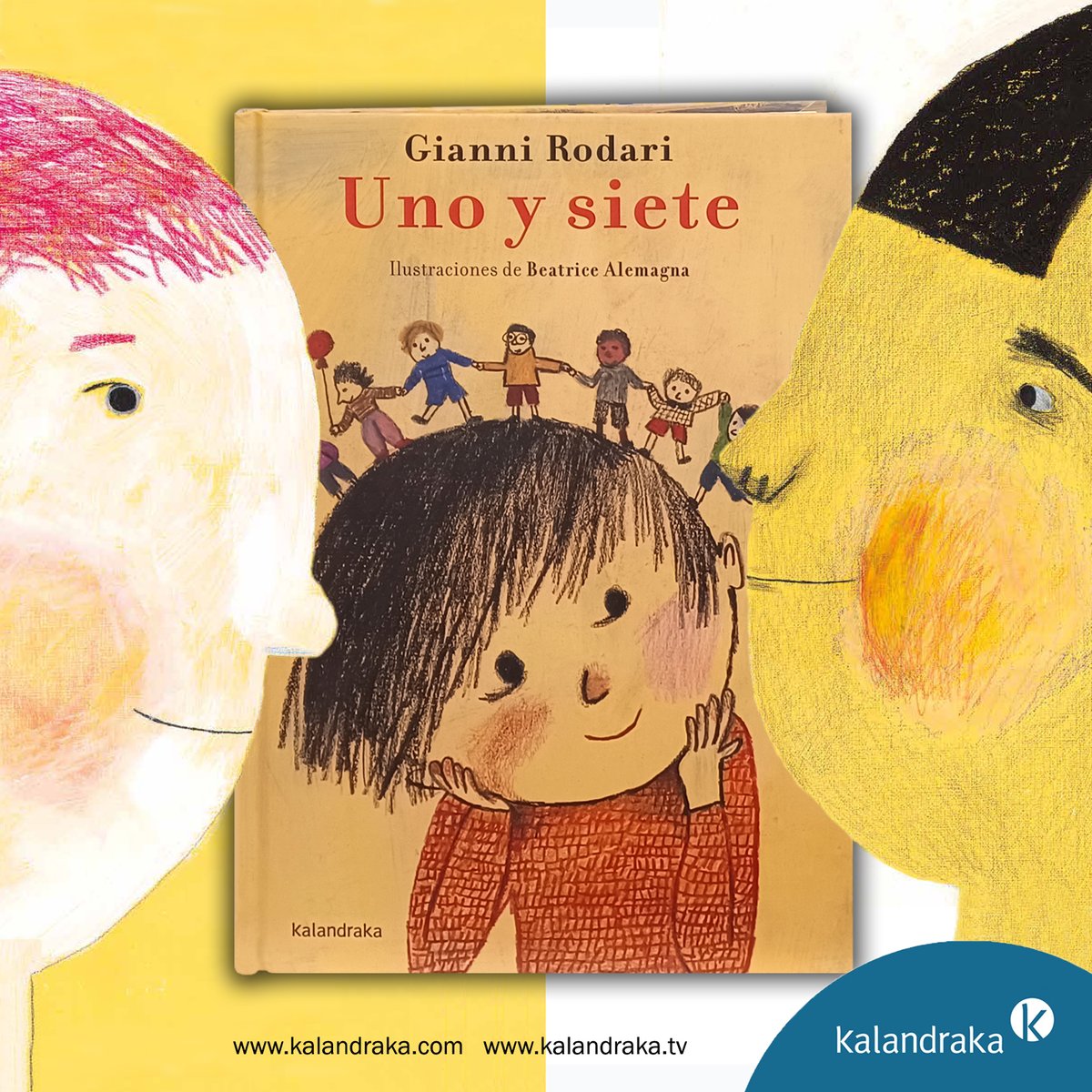 KalandrakaEdit's tweet photo. Ojalá, como los protagonistas de  #UnoYSiete, de #GianniRodari y #BeatriceAlemagna, lleguemos a la conclusión de que, a pesar de la #diversidad de la especie humana, somos la misma persona
📙https://t.co/FCVfGtJyF7
#LibrosRecomendados #LecturaRecomendada #Novedad @libreriaskirico https://t.co/FycVOE7IxO