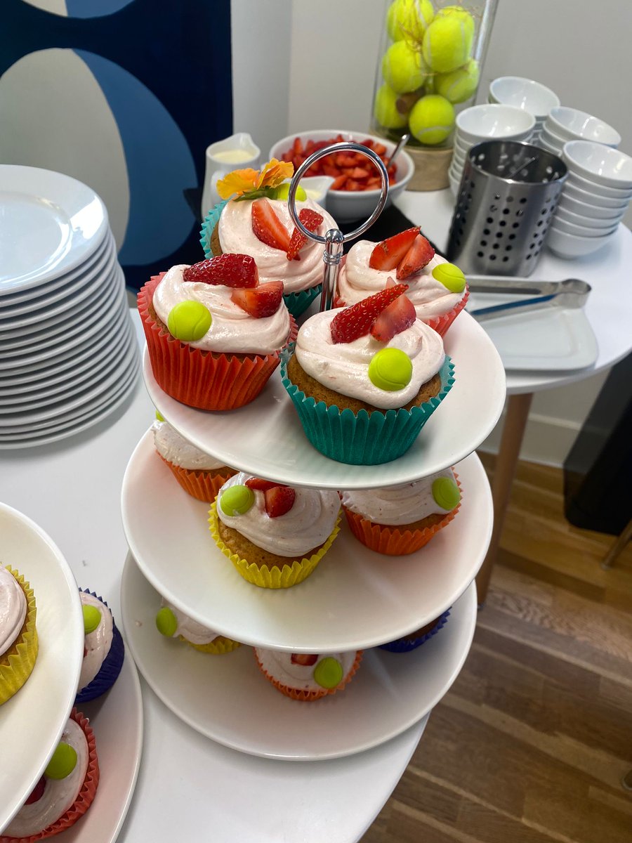 Our chefs getting into the Wimbledon spirit. Spot the tennis balls!