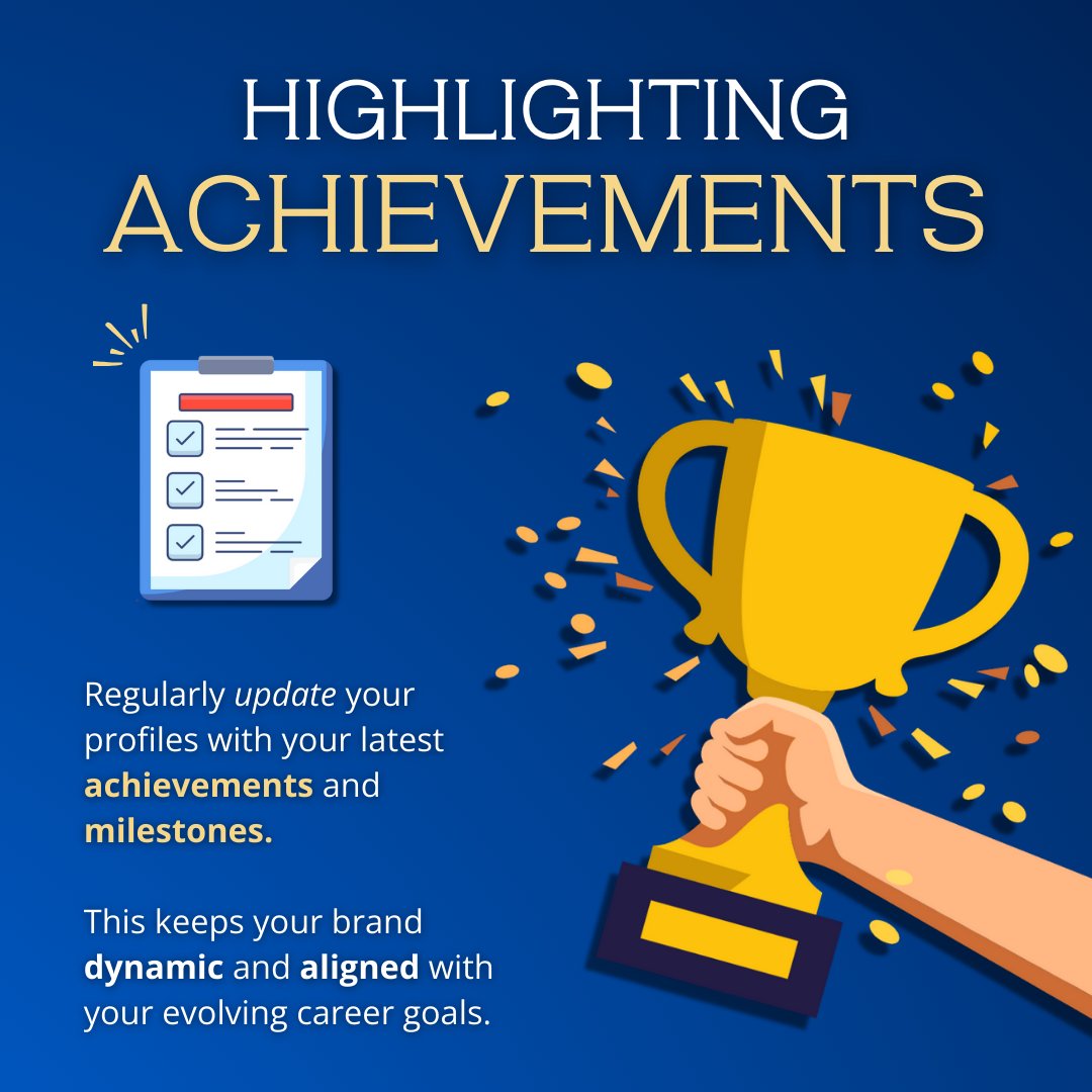 Highlight your achievements to strengthen your personal brand. Celebrate milestones and successes. 🏆🎖️ 
🦢 Shine on 🫶 #MedicalAffairs #MedAffairsPro #Achievements #PersonalBranding #MedicalAffairs