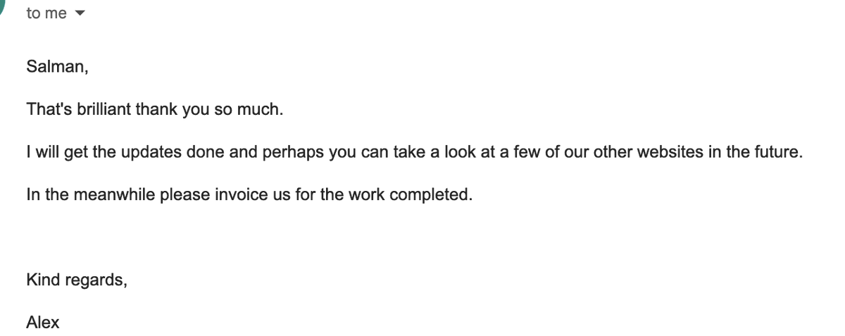Grateful to receive such positive feedback from a valued client on my penetration testing efforts! Alhamdulillah❤️ .

It's a pleasure to work with such a nice and appreciative client like Alex.

#xss #idor #bugbounty #Penetrationtesting #testing #ClientSuccess #CyberSecurity