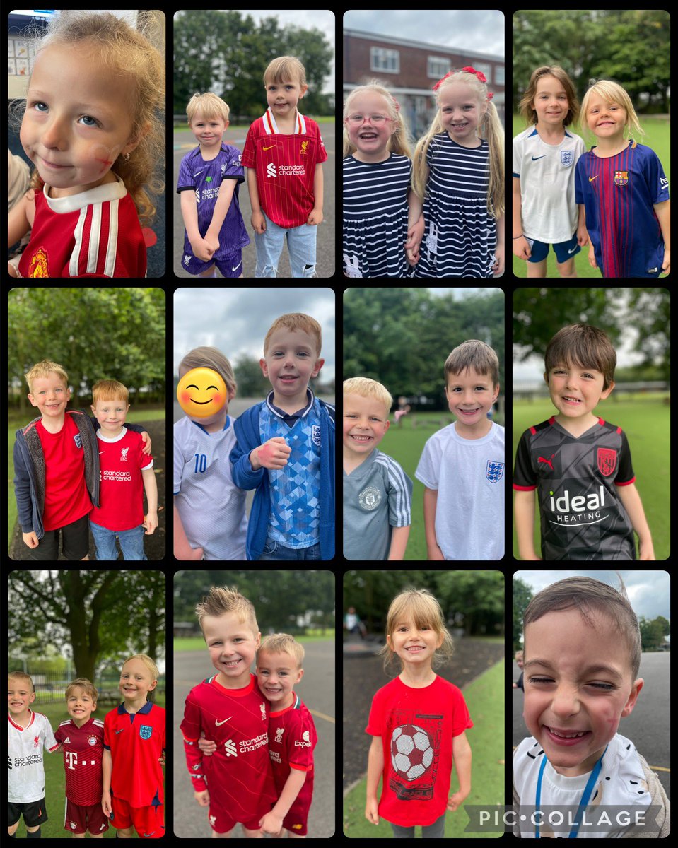 Football shirt Friday! The children have loved being in football kits or England colours. They’ve been chanting all day and we can’t wait for the final on Sunday! It’s coming home! 🏴󠁧󠁢󠁥󠁮󠁧󠁿⚽️