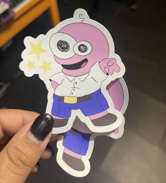 nemeows_'s tweet photo. Sticker preorders are here! I couldn't resist getting Pim in holo so here he is. Orders are getting shipped out in September ! https://t.co/L6WKILehPJ #smilingfriends https://t.co/RyavgEGkrh