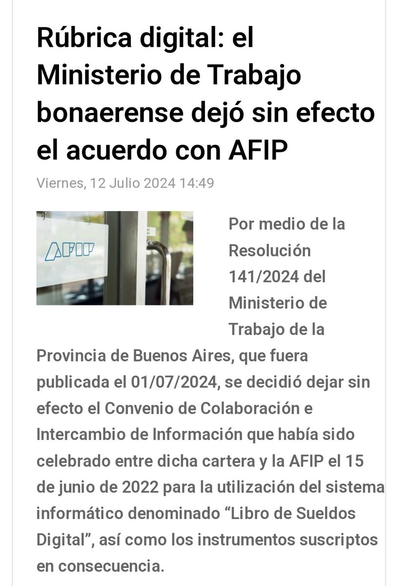 Ven lo que es argentina la maquina de impedir 

<a href="/fedesturze/">Fede Sturzenegger</a>
Hay q derogar el libro ley 20744 art 52

<a href="/martintetaz/">Martin Tetaz</a>
Hoy mas que nunca insistir con este tema.

Como esta hoy no solo existe sino q hay q hacerlo 2 veces