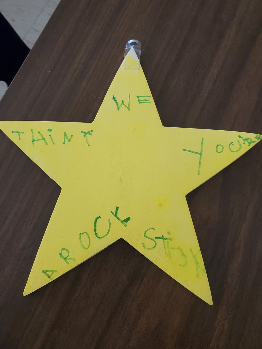 K5 gave all of our Educators a " Rock Star"!