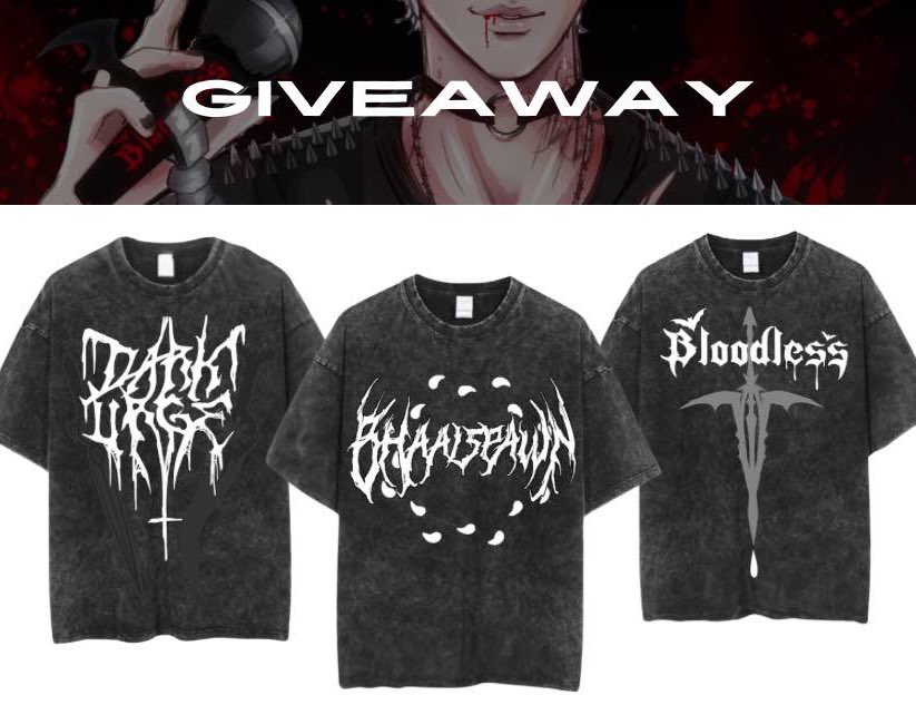 MissAmethysa's tweet photo. 🖤⚡️Giveaway time ⚡️🖤

Win a tshirt of your choice! To enter:

+ Follow and RT
+ Comment the design you’d like

(Optional) Tag a friend! 

Good luck 🎸🤘 https://t.co/n9BeLKCCn1