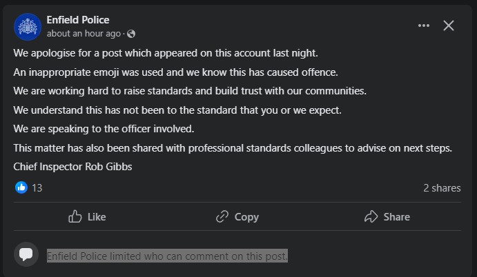 JasonRTweets's tweet photo. @EnfieldDispatch Can you investigate? https://t.co/iwcYe0JUk2