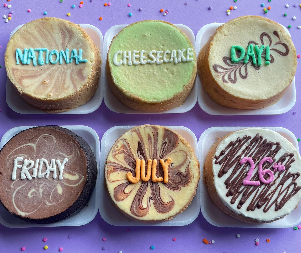 CheesyEddies's tweet photo. We are officially two weeks away from our 2024 National Cheesecake Day celebration!! On Friday, July 26th we’ll be giving away over 3,000 free slices, and we’ve got some awesome friends lined up to join us! More info coming soon, so stay tuned!! #NationalCheesecakeDay https://t.co/EKLMdvFfgn