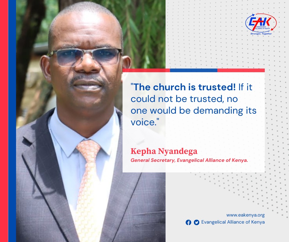 EAK_Kenya_'s tweet image. &quot;The church is trusted! If it could not be trusted, no one would be demanding its voice.&quot; Kepha Nyandega, EAK General Secretary.

@AIU_uni 
@babanamutiru
@kephaomae
@CKKamau
@icc_nairobi
@MbciTvOfficial