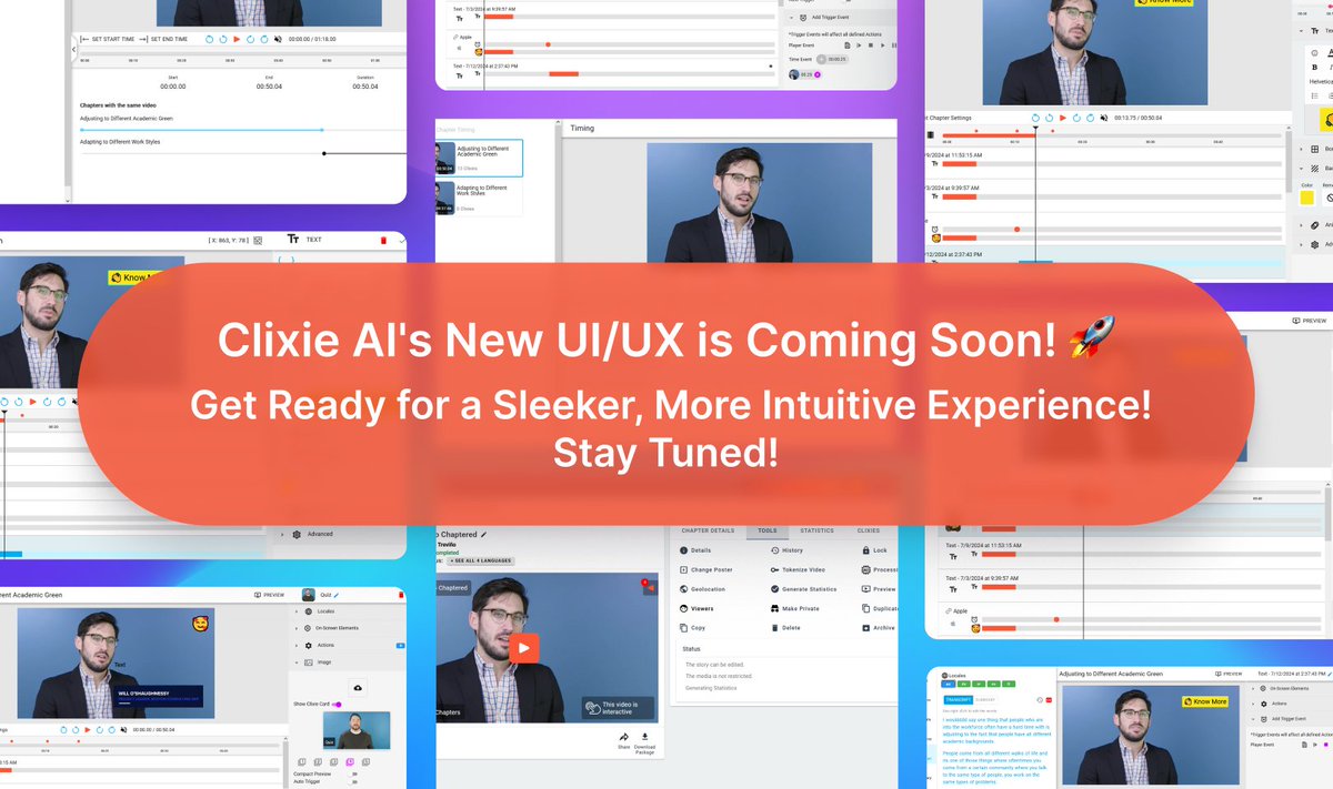 clixieai's tweet photo. Some BIG changes coming...👀
...stay tuned... https://t.co/9nf4bGRQwj