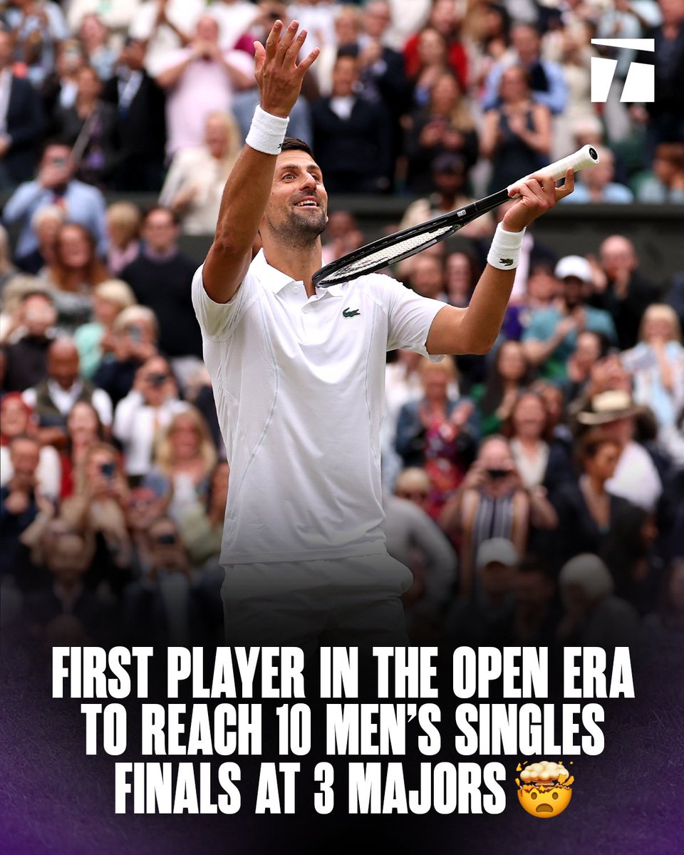 10 finals now at Wimbledon, USO, and AO 👏