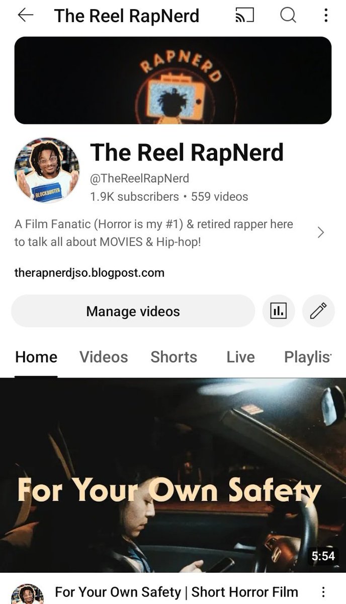 TheReelRapNerd's tweet image. #TwitterFam

I've reached 1.9K subscribers on YouTube. Would yall mind giving me a RT to try &amp;amp; reach 2K?? 

I do movie reviews/discussions, hip-hop reviews/discussions, &amp;amp; collect blu-rays.  My channel is pretty dope I'd say!