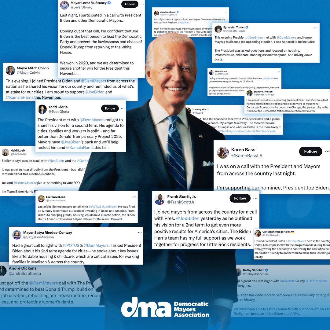 Democratic Mayors tweet media