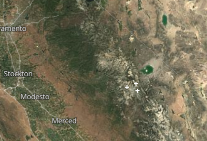 gregporter_wx's tweet photo. And here we go! Some lightning strikes showing up in the Central Sierra. #drylightning #CAwx https://t.co/Vou8Ks03Ai