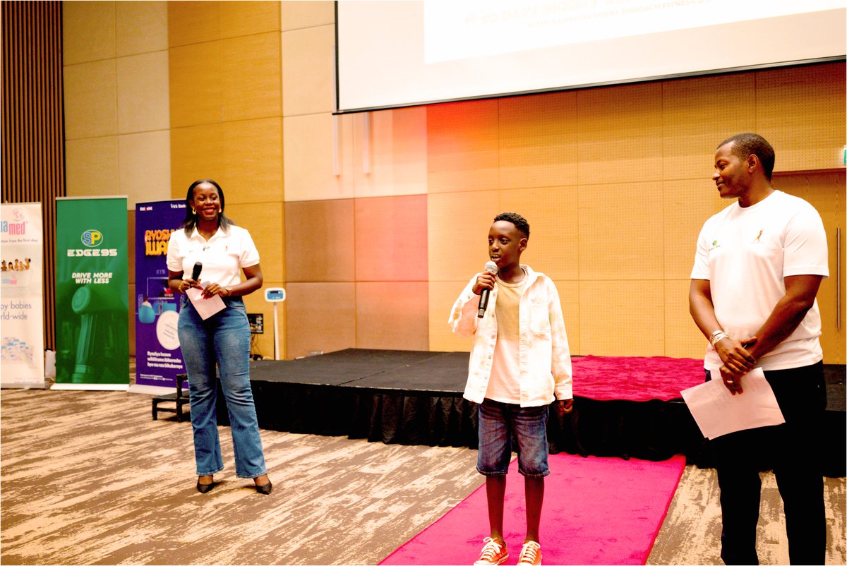 Slimnfitrwanda's tweet photo. [SPEECH] MUYANGO Joel, a nine-year-old beneficiary, thanked Slim n' Fit for helping his mother become fit again and supporting her in achieving her goals. He wishes #Season7 participants to keep up the momentum!"
#BeActiveRw #BeatNCDs #ActOnNCDs https://t.co/obEzMF033k