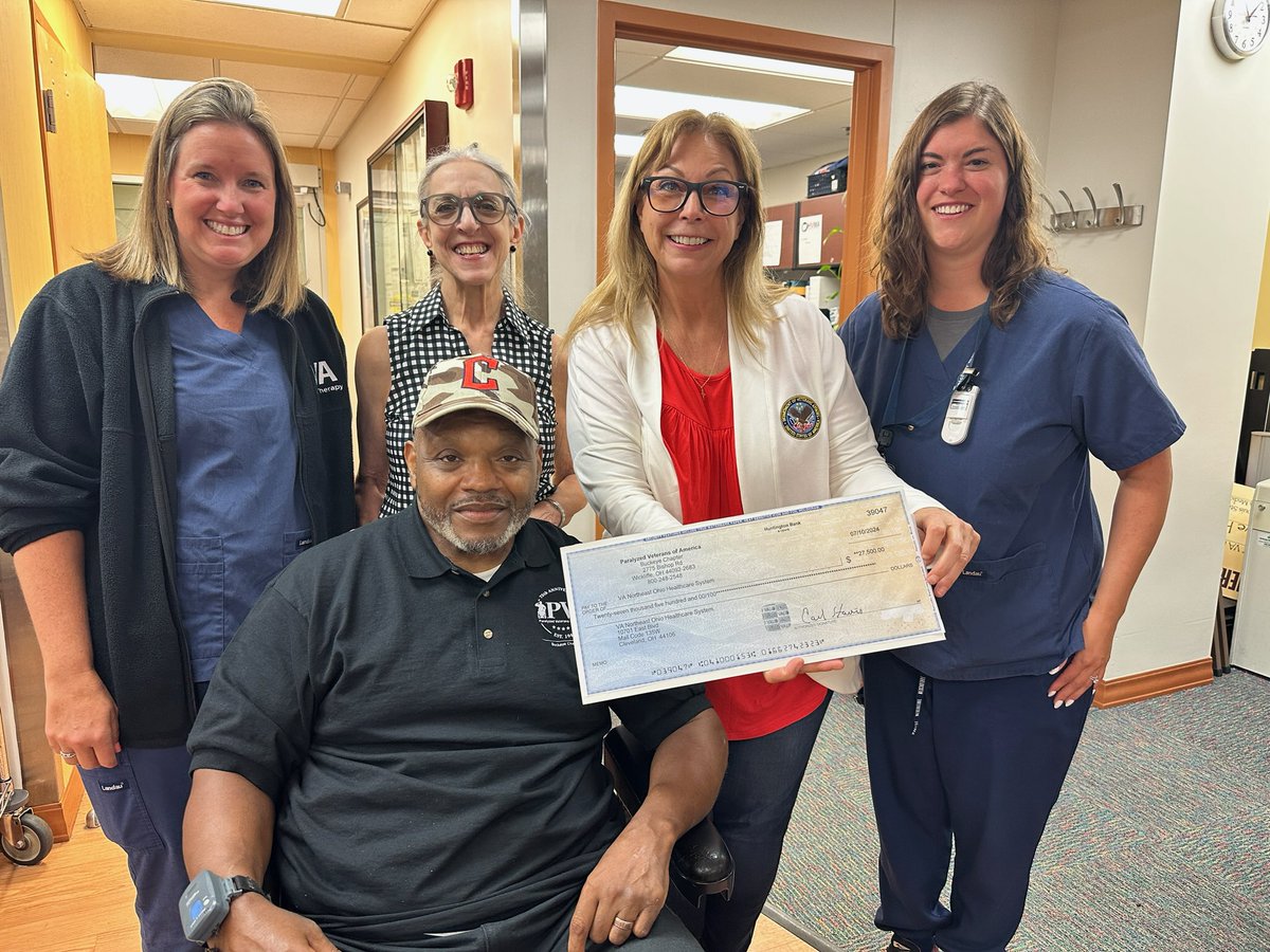Our chapter is so pleased to be able to support Caregiver attendance for the Ohio Team at the National Wheelchair Games in New Orleans.  And we could not be more grateful to have such amazing partners at the Cleveland VA Medical Center. ❤️🤍💙❤️🤍💙