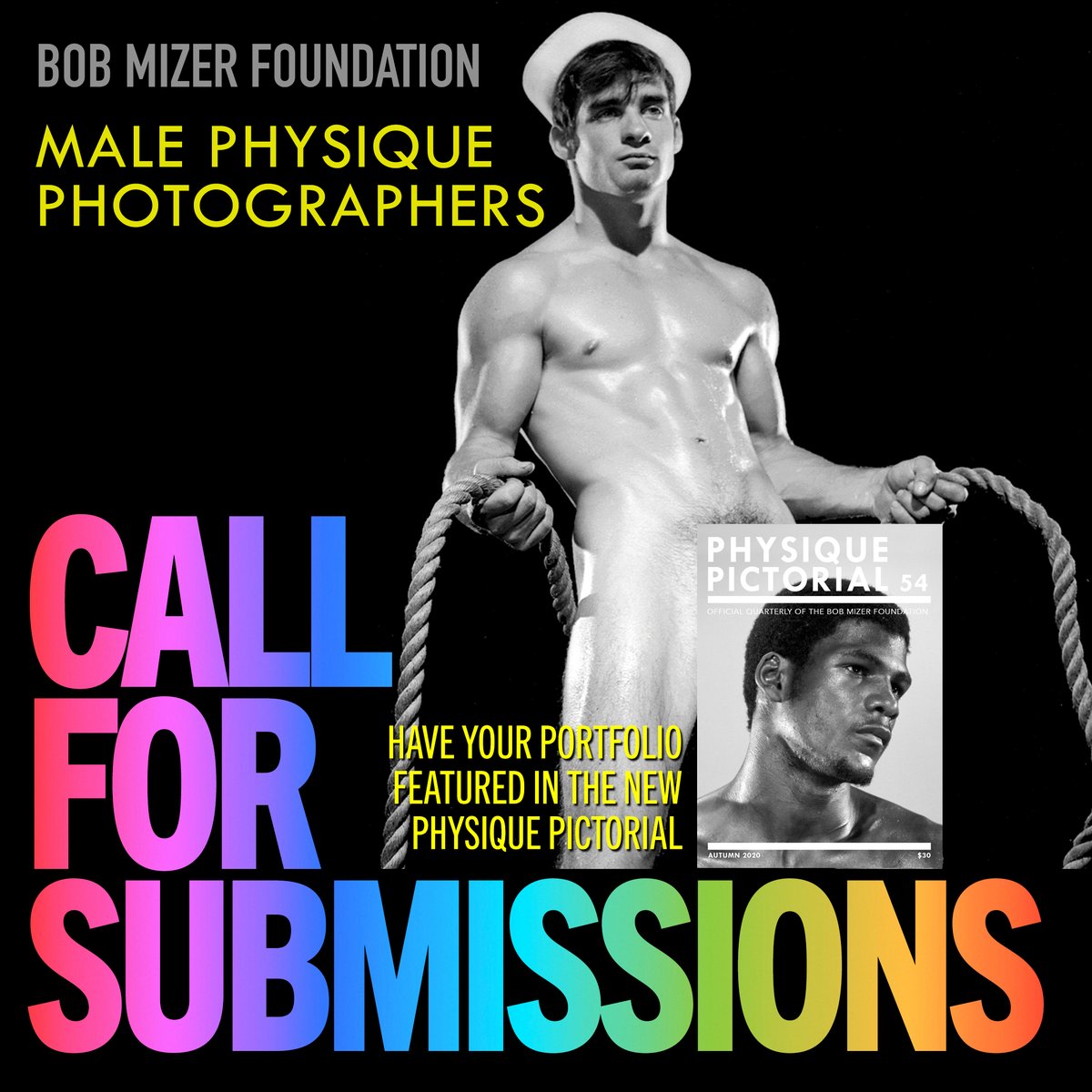MizerFoundation's tweet image. The Bob Mizer Foundation is now accepting submissions for nude male physique photographers.

Follow this link bobmizer.org/submit 

and show us your work today: