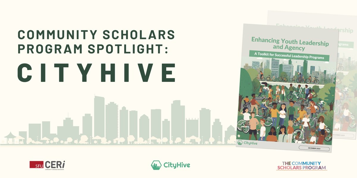 Check out this Q+A featuring the Community Scholars Program and CityHive. Learn how SFU Library's Community Scholars Program supports organizations and how CityHive is revolutionizing youth engagement in city planning.

Read: sfu.ca/ceri/blog/2024…