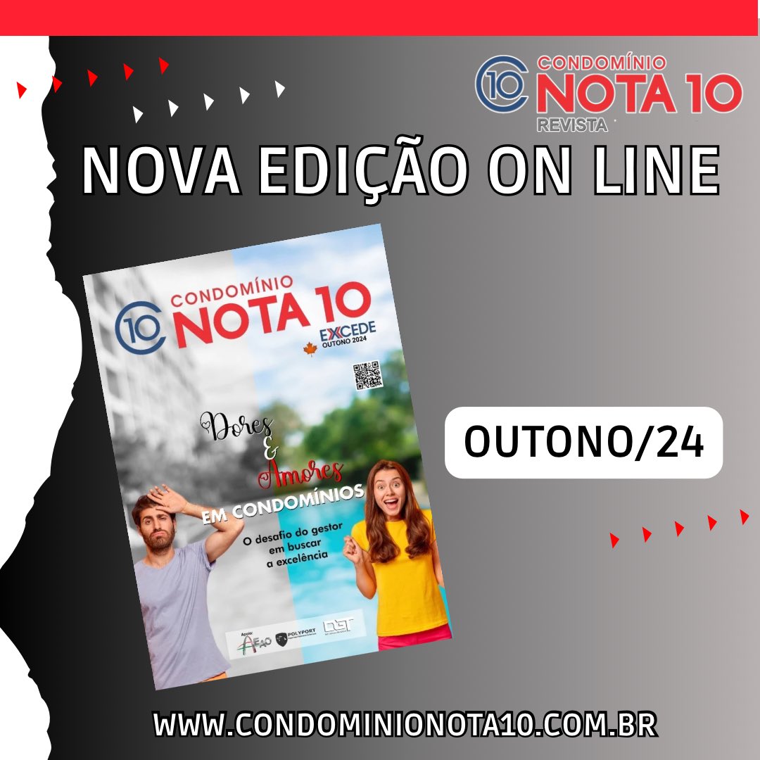 CN10oficial's tweet photo. Chegou a nova edição da revista 𝗖𝗼𝗻𝗱𝗼𝗺í𝗻𝗶𝗼 𝗡𝗼𝘁𝗮 10! O assunto principal é “𝗗𝗼𝗿𝗲𝘀 𝗲 𝗔𝗺𝗼𝗿𝗲𝘀”, duas metáforas universais…
Para saber mais sobre a Edição 4 - Outono/24, acesse https://t.co/0AqV65OTtL
🔺🔺🔺
📸 Freepik
#Revista #Outono24
#DoreseAmores
#CN10 https://t.co/TaXHjq4pGW
