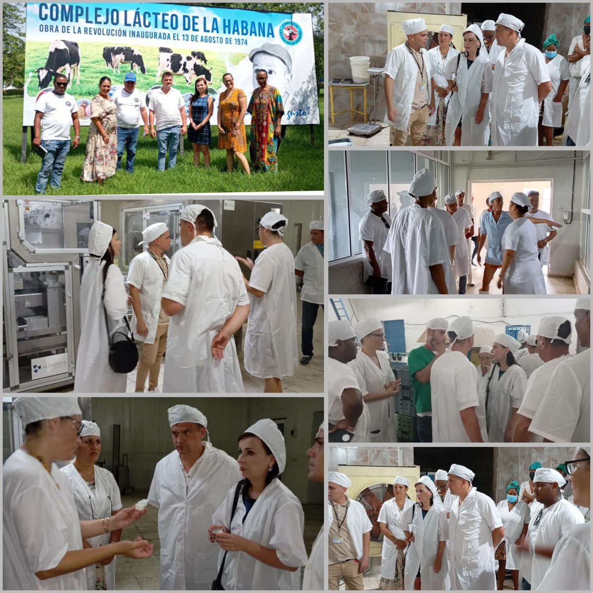 grupo_agroalim's tweet photo. Se sostiene intercambio con Empresarios de Belarús en la @LacteoHabana , como parte del desarrollo de la industria.
#MinalXMásAlimentos 
#AgroalimPorCuba 🇨🇺 https://t.co/bQGmnahCmB