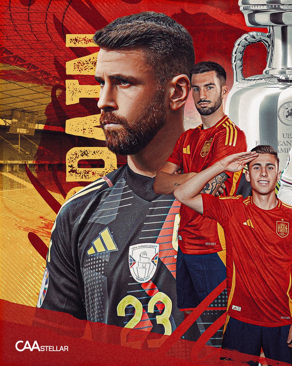 caastellar's tweet image. Congratulations to our @EURO2024 Finalists, may the best team win! 🏆

🇪🇸 Spain vs England 🏴󠁧󠁢󠁥󠁮󠁧󠁿 
🗓️ Sunday 14th July
🏟️ Olympiastadion

#WeRepresentChampions