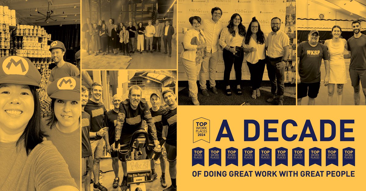 GBBNArchitects's tweet photo. For the tenth year in a row, GBBN has been named a Top Workplace by the Cincinnati Enquirer.

Learn why: https://t.co/E9RmteRtWu

#GBBN #architecture #design #topworkplace #communityimpact #WorkLifeBalance #growth #learning #hardwork #fun @Enquirer https://t.co/p5opmCaiU7