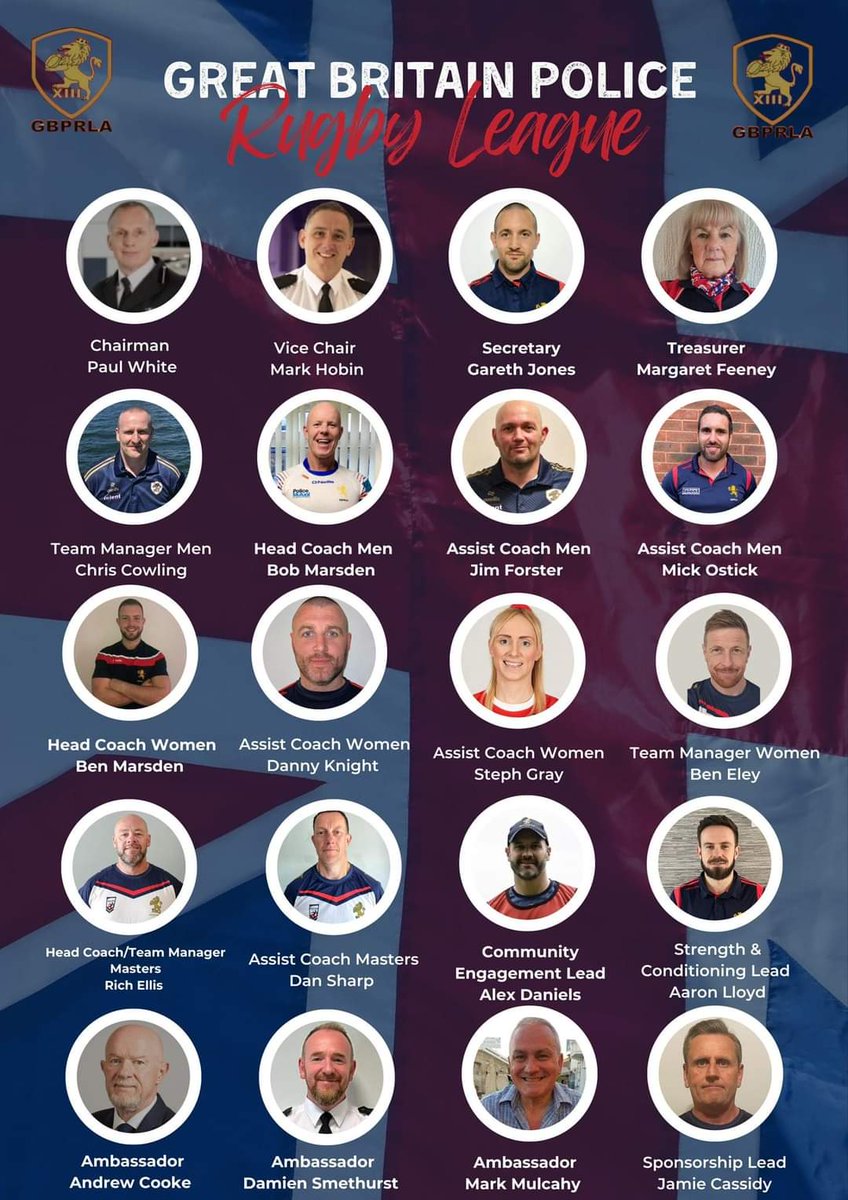 Exciting times ahead for Team Police especially with the newly formed women's team adding to the RL family 🇬🇧🏉🚔
#teampolice #policefamily