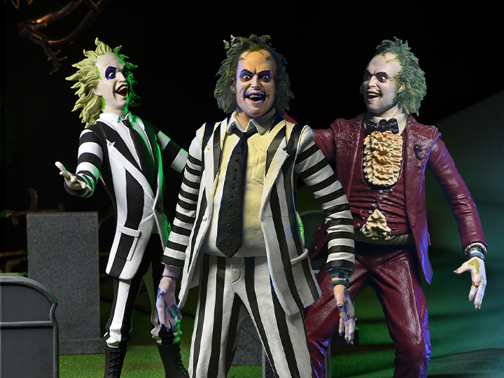 BigBadToyStore's tweet photo. Beetlejuice (Black and White Suit & Red Tuxedo) 7" Action Figures, Toony Terrors and Head Knocker!
https://t.co/HY7EA3mkil
#beetlejuice #toonyterrors #headknocker #bigbadtoystore #bbts https://t.co/20EyYWOrPi