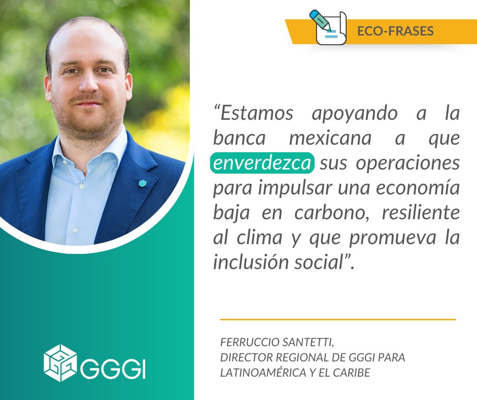 GGGI México 🌿🇲🇽 (@gggimex) on Twitter photo 📖✏️ #EcoFrase
¿Sabías que hace unos meses, la Asociación de Bancos de México (<a href="/AsocBancosMx/">Asociación de Bancos de México</a>) firmó un convenio de colaboración con #GGGI para promover la adopción de criterios Ambientales, Sociales y de Gobernanza (#ASG) en el sector bancario?
💚 Te compartimos lo que mencionó 📖✏️ #EcoFrase
¿Sabías que hace unos meses, la Asociación de Bancos de México (<a href="/AsocBancosMx/">Asociación de Bancos de México</a>) firmó un convenio de colaboración con #GGGI para promover la adopción de criterios Ambientales, Sociales y de Gobernanza (#ASG) en el sector bancario?
💚 Te compartimos lo que mencionó