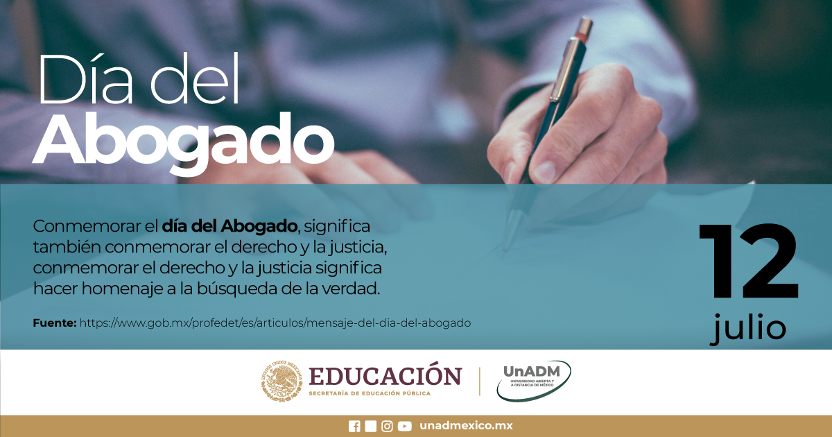 UnADM_Mx's tweet photo. "La abogacía es una vocación de servicio, no un mero ejercicio profesional". - Nelson Mandela

Extendemos una felicitación a todas y todos los abogados por su incansable labor. 

¡Feliz #DiaDelAbogado! ⚖️👏 https://t.co/5hClfSJPZV
