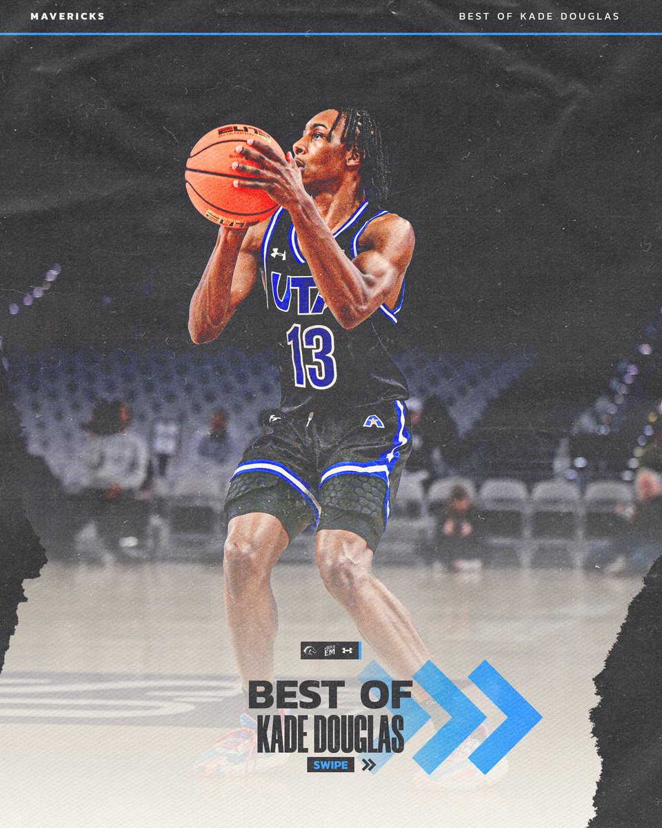 UTAMavsMBB's tweet photo. Trewayyyyy 👌👌👌

#BuckEm 🐎 | #EmptyTheTank 🪫 https://t.co/gxDkQdCUlY