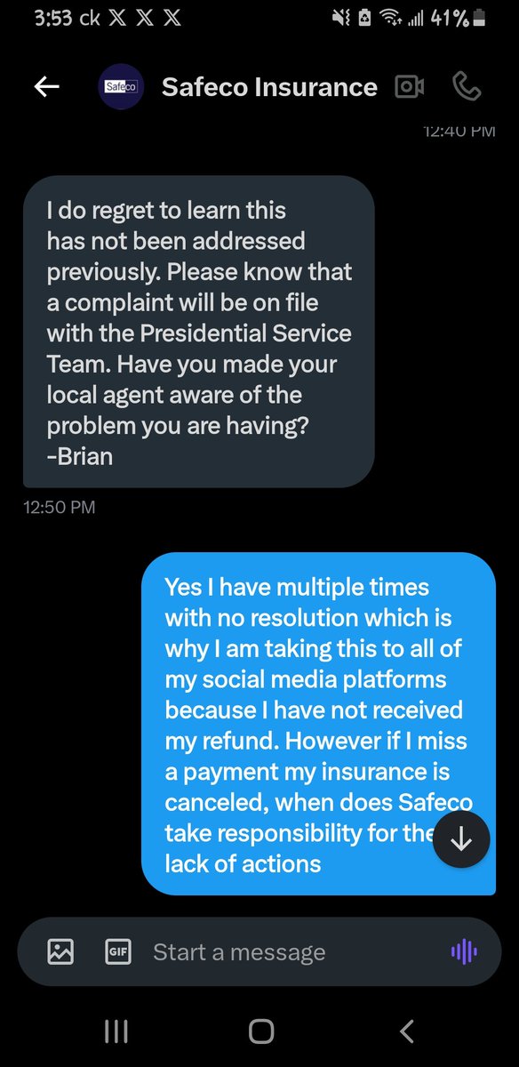 alwayswriting1's tweet photo. @Safecoinsurance I'm beyond fed up with my insurance company. Waiting since June for a refund, but they can debit my account in seconds? This is outrageous! The prices are already sky-high, and the lack of communication is infuriating. I feel completely gaslighted and unheard. https://t.co/6fBDW3pdqH