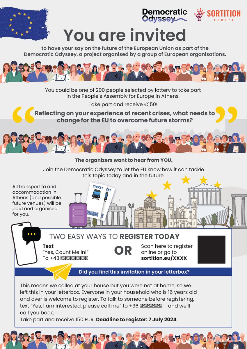 Dem_Odyssey's tweet photo. Sortition for our pilot assembly in Athens has just started! https://t.co/rbgoDJzLn1